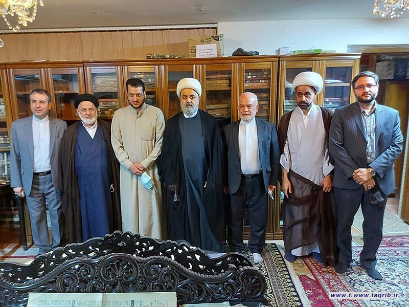 أمين عام المجمع العالمي للتقريب بين المذاهب الاسلامية يزور مجمع العلامة كاشف الغطاء في النجف الأشرف