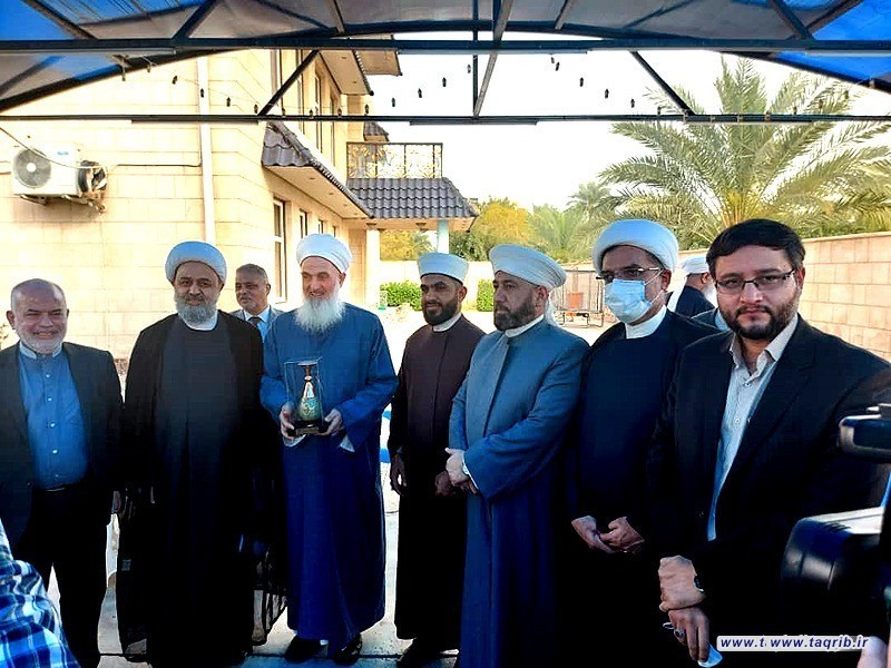 الدكتور شهرياري يلتقي مع رئيس دار الافتاء العراقية مع مجموعة من علماء دار الافتاء