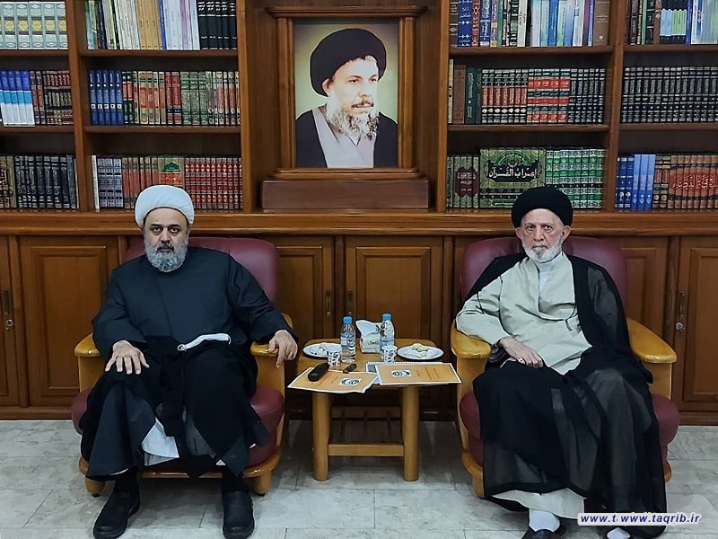 دیدار دبیرکل مجمع تقریب با آیت الله سید محمد حیدری در عراق