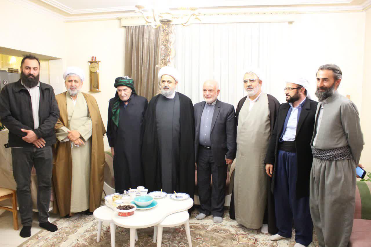 دیدار دبیرکل مجمع جهانی تقریب مذاهب اسلامی با ماموستا سید صلاح الدین حسامی