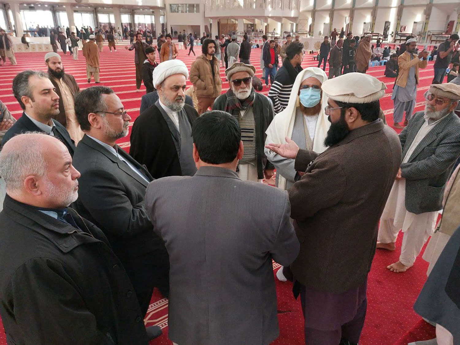 بازدید دبیرکل مجمع تقریب از مسجد فیصل اسلام آباد