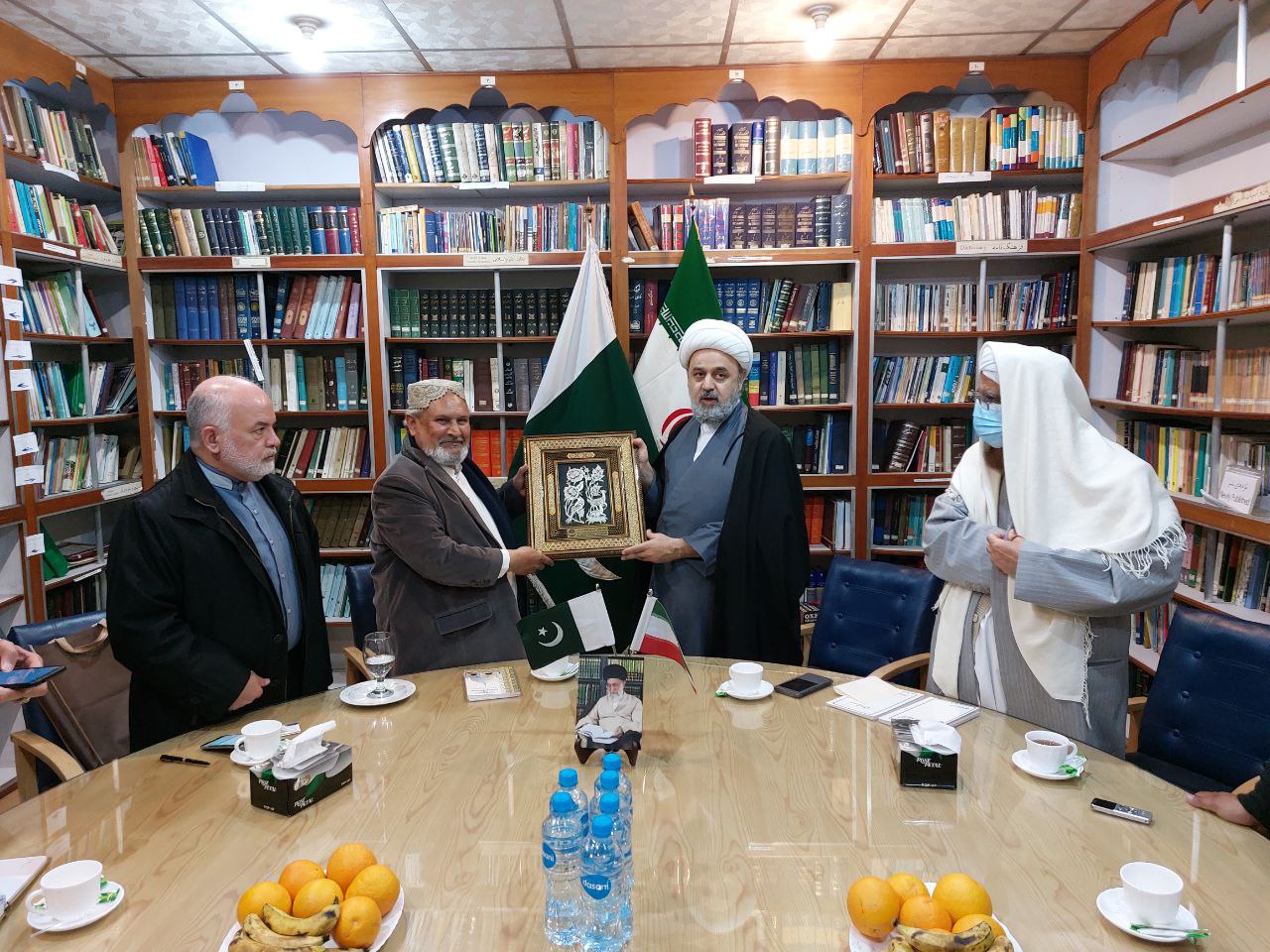 دیدار دکتر شهریاری با پیر سید محمد حبیب عرفانی رئیس مشایخ حزب تحریک انصاف در ایالت پنجاب پاکستان