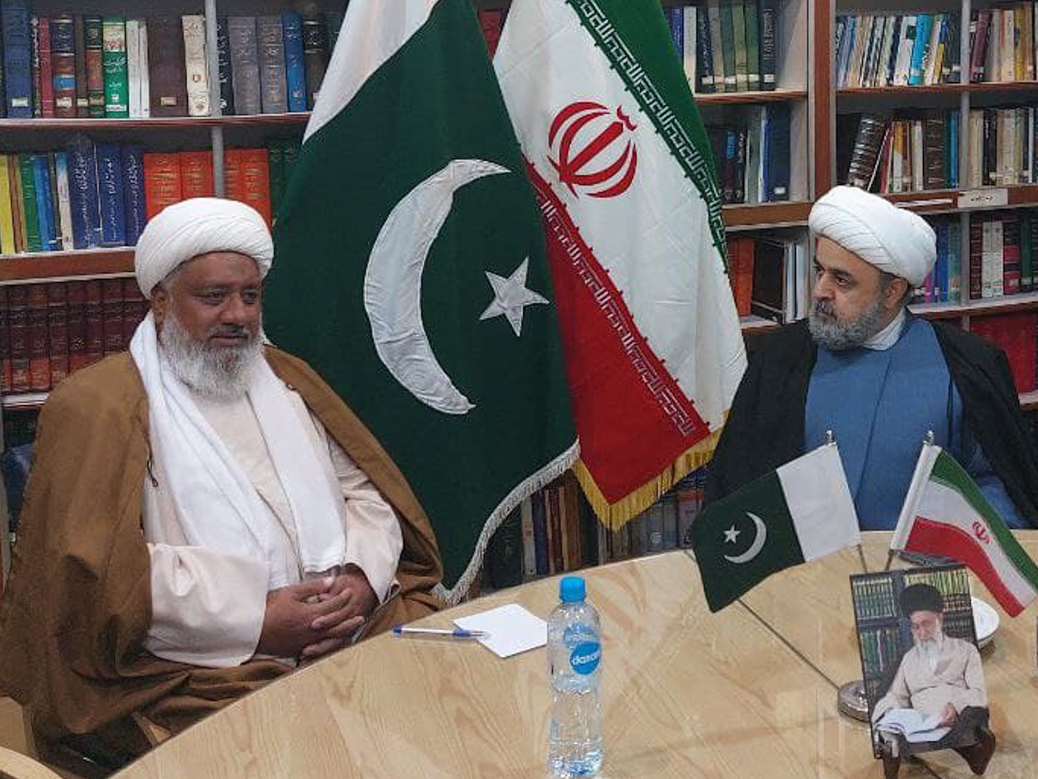دیدار سید افضل حیدری دبیر الوفاق المدارس شیعیان پاکستان با دبیر کل مجمع تقریب