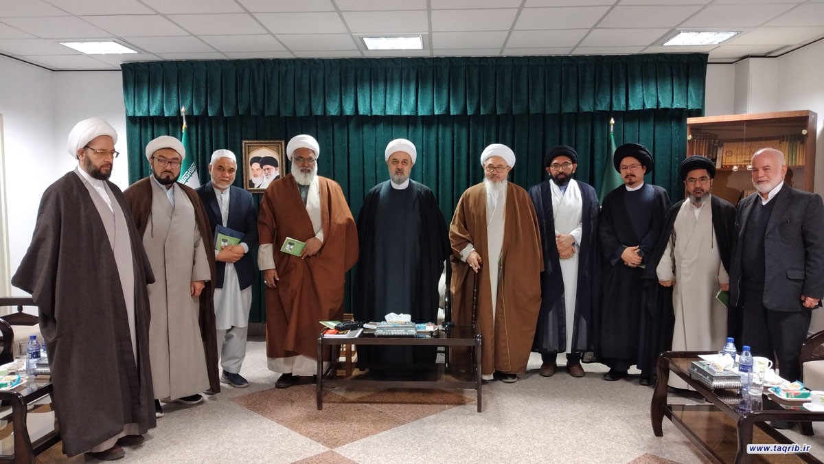 دیدار جمعی از علمای شیعه افغانستان با دبیرکل مجمع جهانی تقریب مذاهب اسلامی