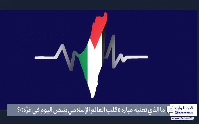 ماذا الذي تعنيه عبارة "قلب العالم الإسلامي ينبض اليوم في غزّة"؟
