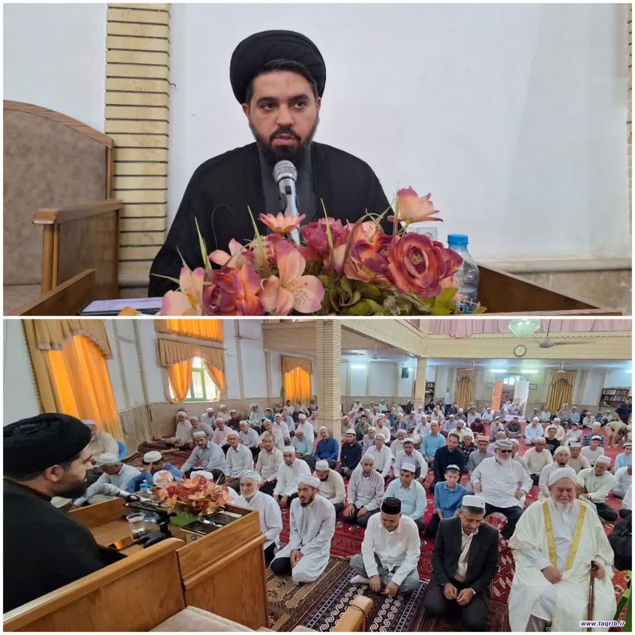 تأکید معاون امور بین‌الملل مجمع تقریب  بر نقش وحدتی اهل سنت گلستان در نماز جمعه آق‌قلا