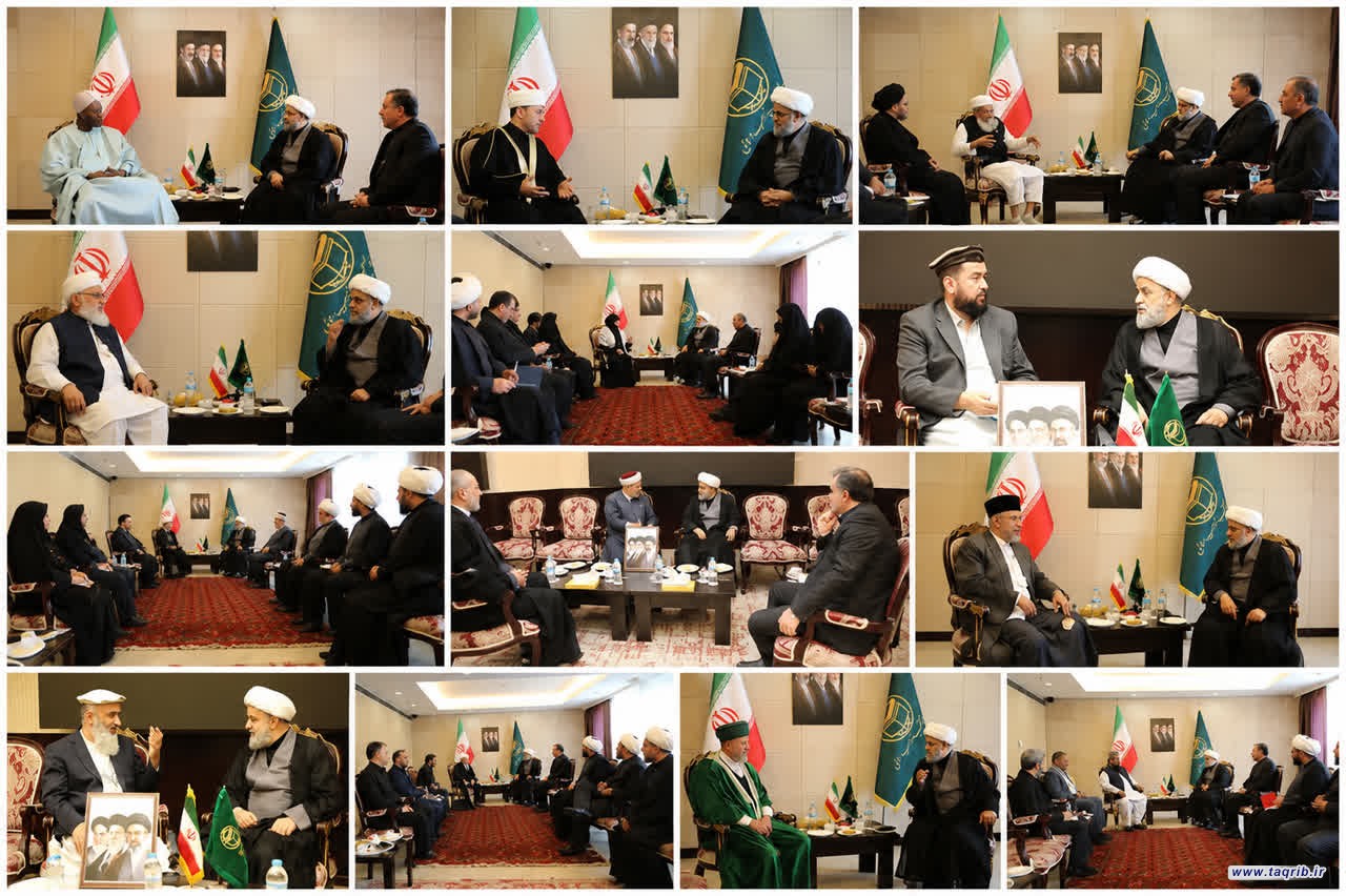 دیدار مهمانان خارجی مراسم وداع با رهبر شهید وحدت با دبیرکل مجمع جهانی تقریب مذاهب اسلامی