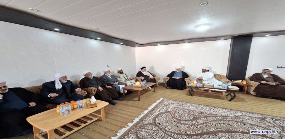 زيارة الأمين العام للمجمع العالمي للتقريب بين المذاهب الإسلامية والوفد المرافق إلى الحوزة العلمية الصالحية في قشم