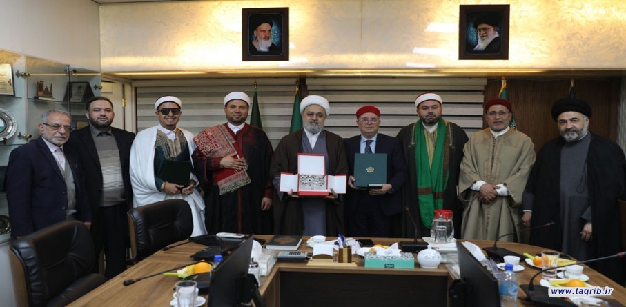 دیدار دبیرکل مجمع جهانی تقریب با هیئت تونسی