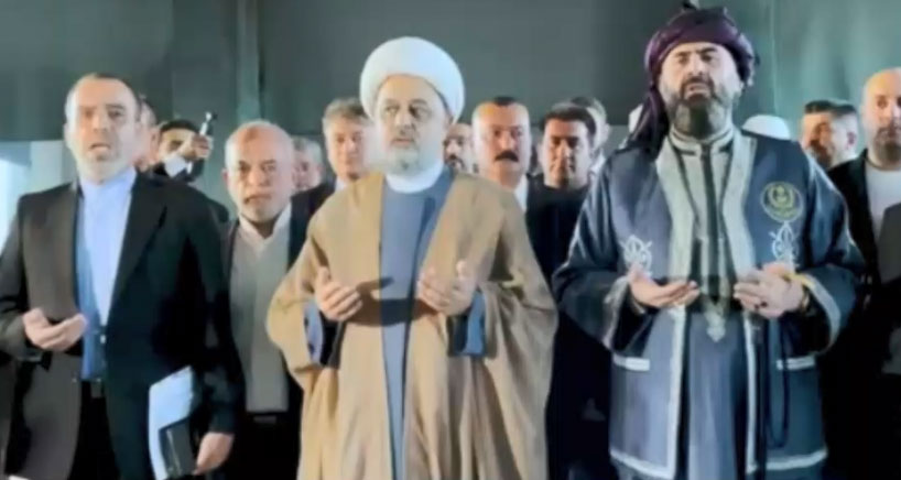 اللقاء مع رئيس الطريقة القادرية الشيخ نهرو كسنزاني